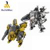 Buildmoc Creative  Robot War Mech AF-05 Mecha Robots Cartoon Model Building Blocks Toys for Children Boys Gifts