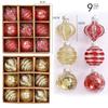 9Pcs/Set Suspensable Christmas Tree Balls Baubles Multicolor Xmas Tree Decoration  Party