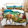 Santa Claus Bedding Collection Duvet Cover Collection Fashion Quilt Cover Boys Girls Bed Collection Christmas Decorations Bedroom El Bedding Collec