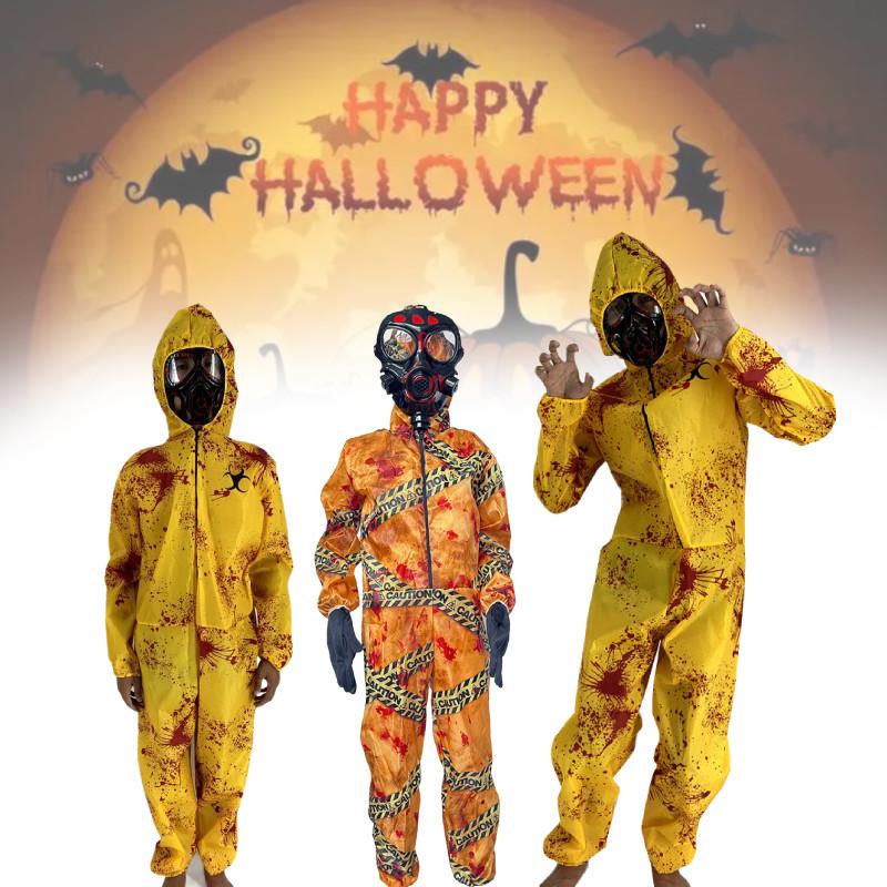 Evil Halloween Resident Cosplay Protection Suit Headgear Gas Mask Adults Kids