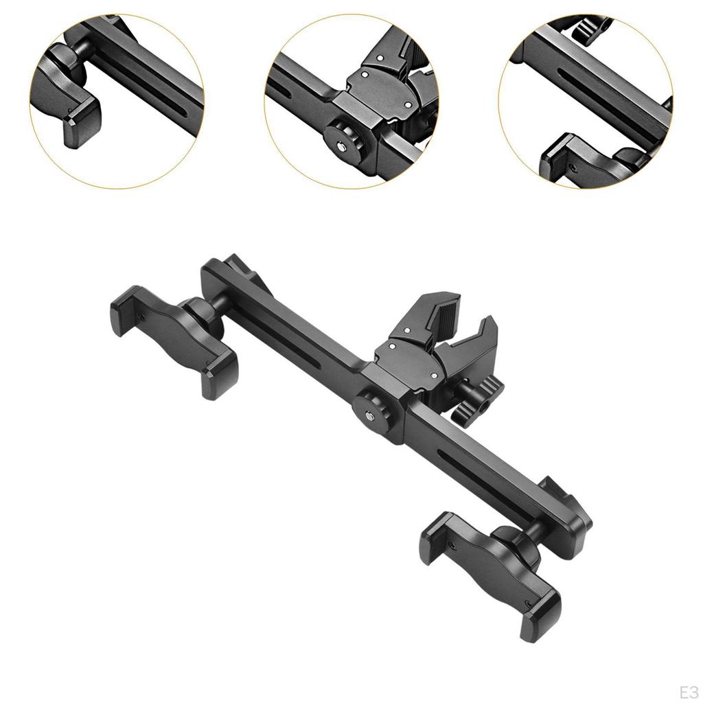 Phone Holder Bracket,Lightweight Portable Sturdy Tripod Mount Smartphone Clamp for Vlog