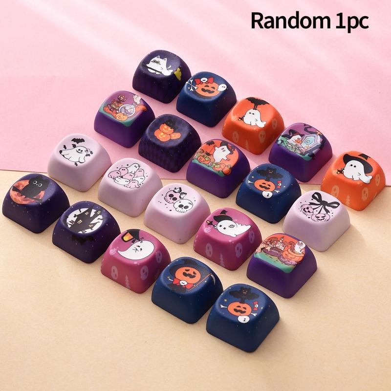 Мультяшные котята и собаки Keycaps Клавиши для клавиатуры, снимающие стресс, Животные Клавиши клавиатуры DIY Кликер Брелок Аксессуары Хэллоуин Рождественские подарки