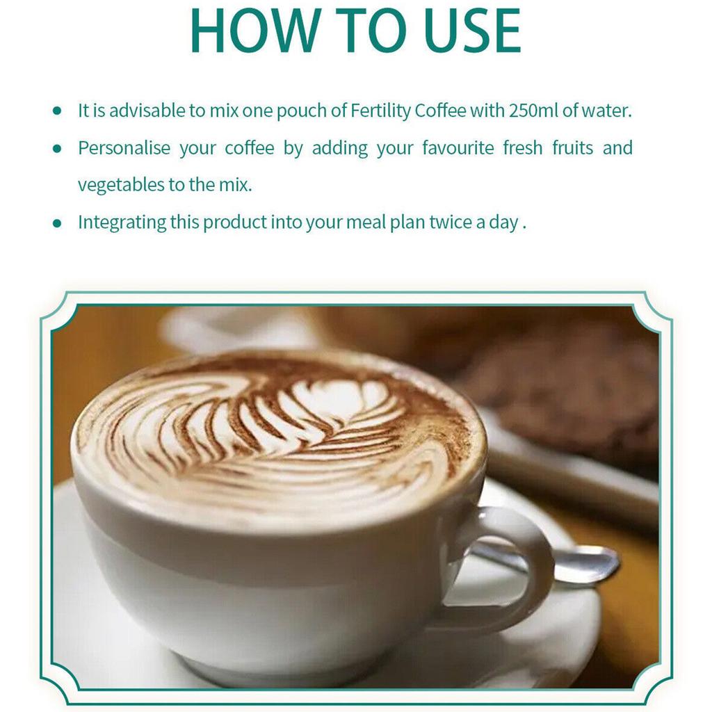 100% Natural Female Fertility Fibroid Coffee Factory Womb Detox Fertility Coffee