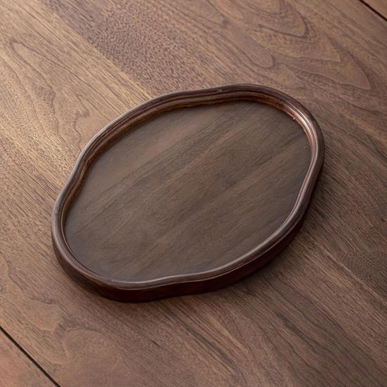 Бамбуковый сервировочный поднос Фруктовое блюдо Поднос для хранения чайных чашек Многофункциональное блюдо для закусок для фруктов, десертов, сыра