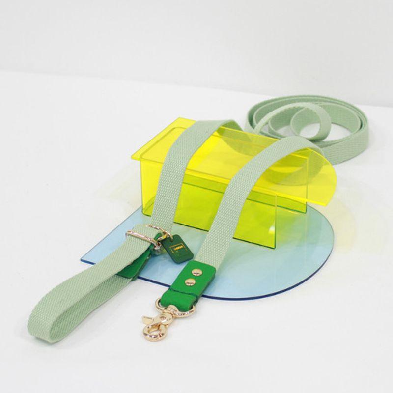 MAISON DE MIU Petsnal Color Leash Mint