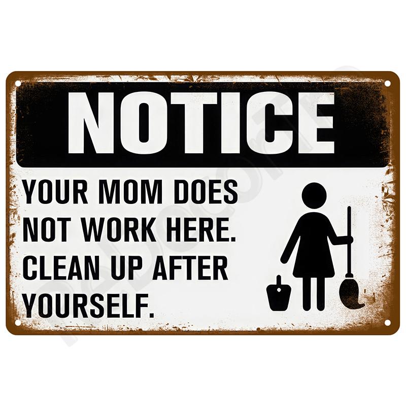 Metal Sign Poster Plates Bar Retro Wall Art Tin Sign Interior Outdoor Aesthetic Room Vintage Home Decor Items Decoration Luxury