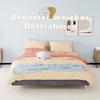 Modern minimalist bed frame, 160*200CM, gray, Dutch velvet, bedroom furniture, does not include gas lift, does not include headboard and mattress.