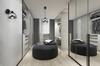 ELEGANT WALL LAMP, GLASS, CHROME LAMP, LED