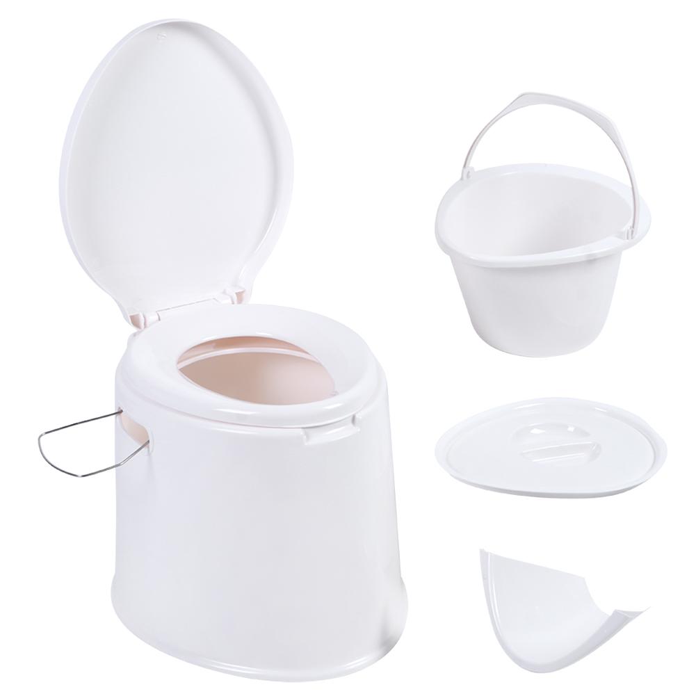 Multi Function Outdoor Portable Bathroom Toilet Seat for Children Elderly Pregnant Women(Blue )