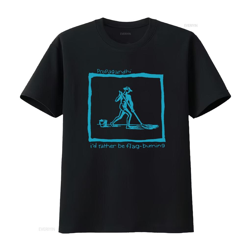 Propagandhi Band Music Concert T Shirt Cotton S 234xl Flag Burning Design Vintage Fashion Casual Breathable Versatile