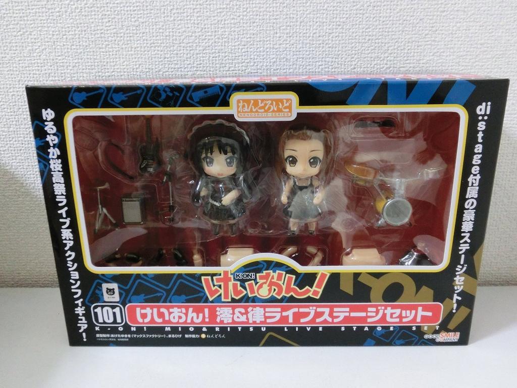 Nendoroid Mio Ritsu Live Stage Set Wonder Festival 2010 Limited Edition K-ON! & [Winter]