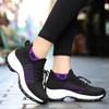 Дышащая сетчатая обувь, повседневная женская обувь на толстой подошве, спортивная обувь больших размеров 35-45