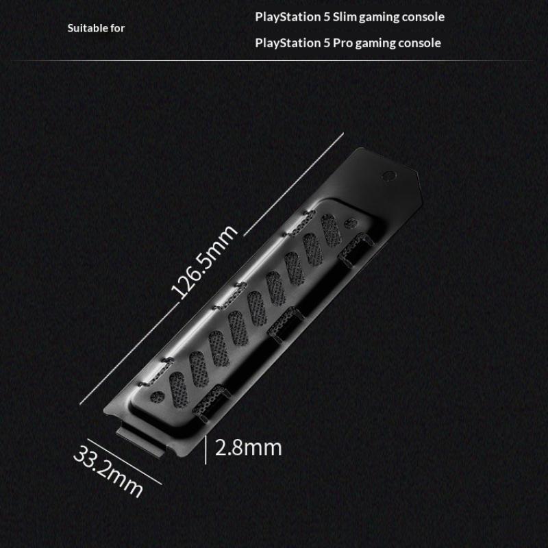 Радиатор SSD с пылезащитной крышкой для игровой консоли PS5 Slim/Pro, слот для расширения M.2 SSD, отверстия для рассеивания тепла, теплоотводящий корпус из алюминиевого сплава