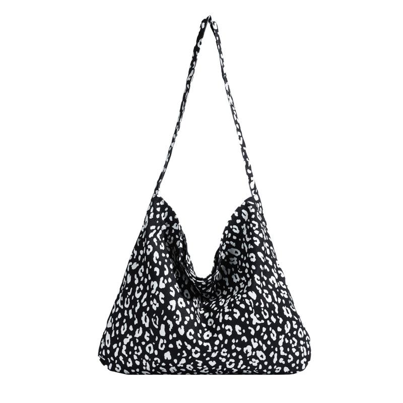 Модная бабочка с леопардовым принтом, холст, литературный тренд, персонализированная ретро-повседневная сумка через плечо, переносная сумка-тоут под мышкой