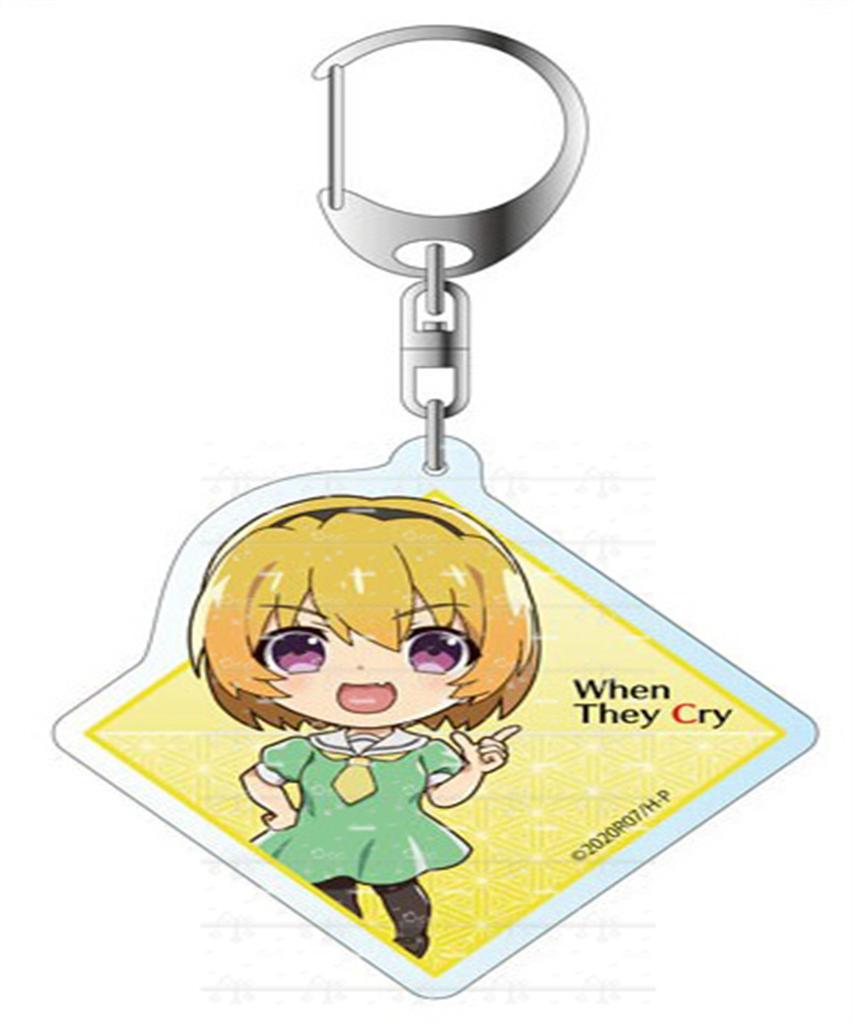 Модные подарки для фанатов аниме Higurashi When They Cry HD Персонажи Акриловый брелок Рюгу Рэна Сонодзаки Мион Серия настольных украшений