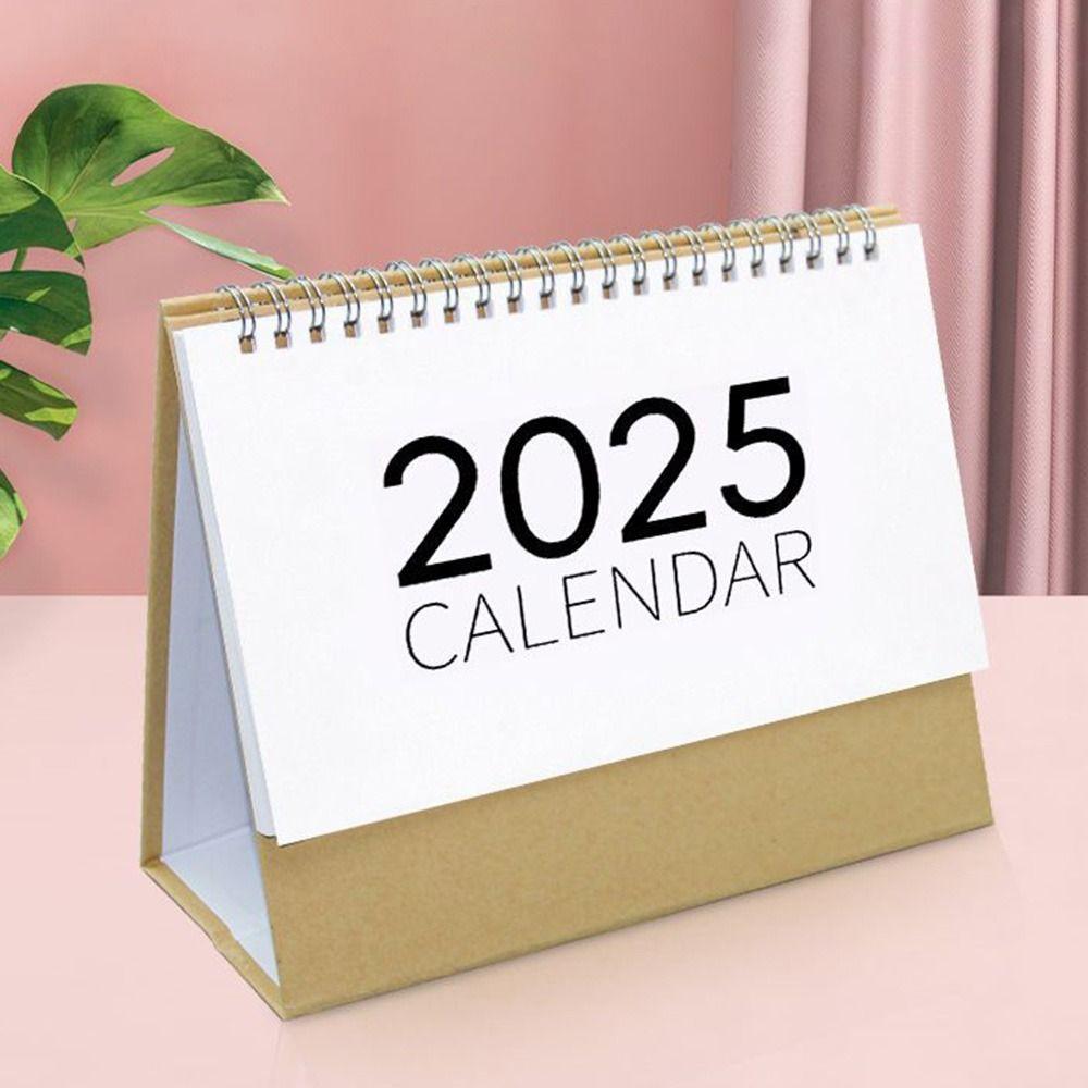Многофункциональный планировщик, органайзер для календаря на 2025 год, модный настольный бумажный календарь для домашнего офиса