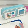 Picnic Series Cartoon Stationery Bag Rabbit Pen Pencil Case Kawaii Pencil Bag  Student