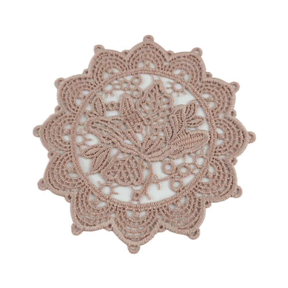 Кухонные принадлежности Изоляция Обеденный коврик Салфетка Чехол для стола Кружево Вышитая подставка под стакан