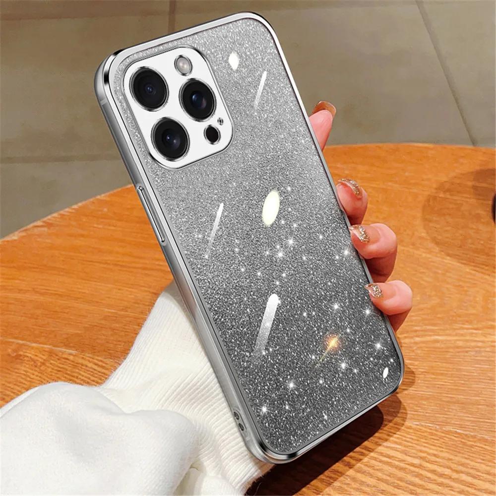 Блестящий чехол для Samsung Galaxy A55 A35 A25 A15 A05 A05S A54 A34 A14 A24 A04 A04S A04E A53 A13 A73 A33 A23 A03S Мягкий чехол из ТПУ