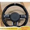 Чехол на руль автомобиля для Volkswagen VW Golf 7 GTI Golf R MK7 VW Polo GTI Scirocc ized Замшевая Кожаная Рулевая Ручка Своими Руками