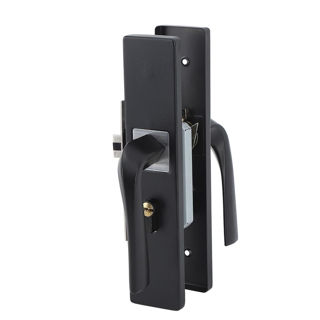 Замок для спальни, комплект для интерьера, ванной комнаты, бесшумный, из алюминиевого сплава с ручкой из цельного дерева