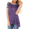 Blusas mujer de moda 2022, блузки, летняя одежда, леопардовые футболки с короткими рукавами для женщин, топ, женская футболка, женские футболки, топы