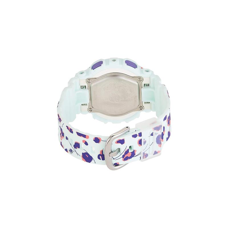 Casio BABY-G Серия 'Контрастный Цветок Леопардовый Принт Мода Спорт Тренд Водонепроницаемые Кварцевые Часы Японские и Корейские Часы Женские BA-110FL-3A
