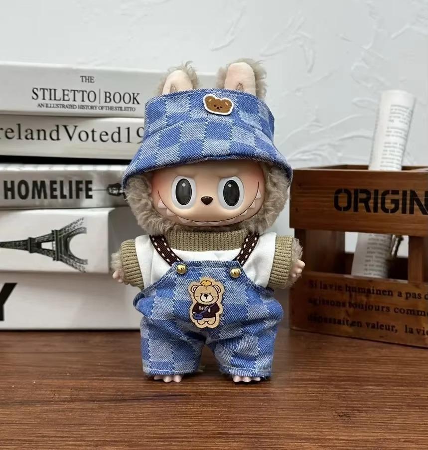 17см Мягкая игрушка Лабубу Одежда Несколько стилей Набор одежды Наряд Лабубу Аксессуары Модная игра Одежда Лабубу