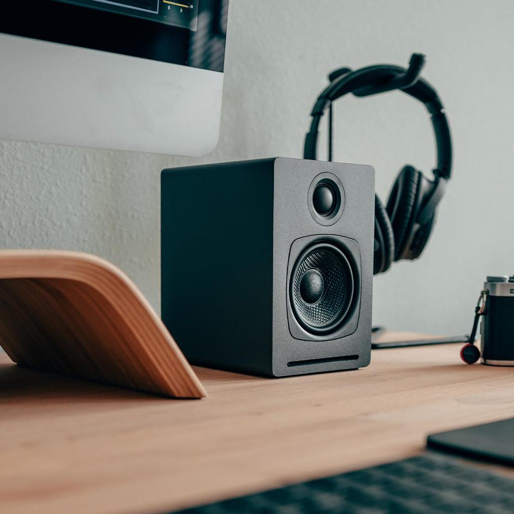 A1 Wireless Powered Speaker L Bluetooth aptX 16bit DAC Amplifier L AUX Subwoofer Connection []Audioengine Compatible, Built-in Wired/wireless