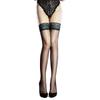 French Style Peacock Feather Lace Trim Long Stockings Sexy Polka Dot Aurora Shiny Leg Temptation Over-the-Knee Pantyhose