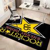 Rockstar logo Printed Absorbent Washable Carpet, Non-Slip Bathroom Mats, Kitchen Rugs, Yoga Mat,Living Room Entrance, Camping Picnic Rugs