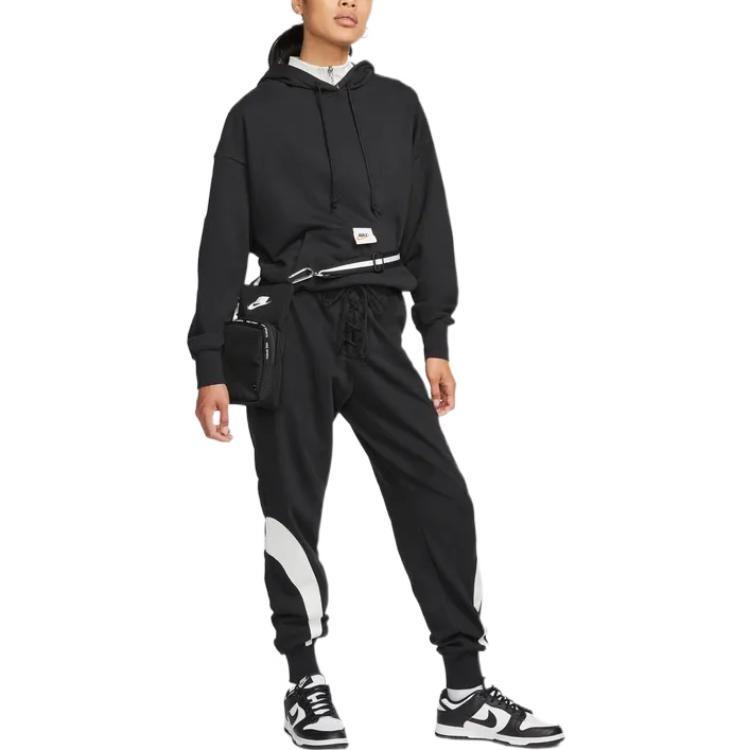 Nike Женские вязаные спортивные штаны Черные DQ6227-010