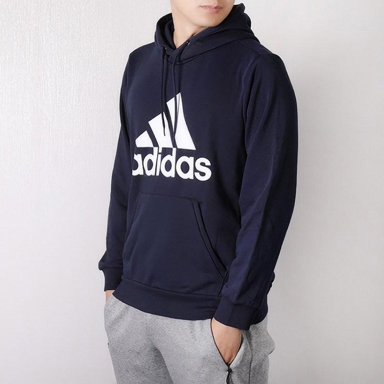 Adidas Sweatshirts Men's Navy Hooded Moderate Regular DT9943-