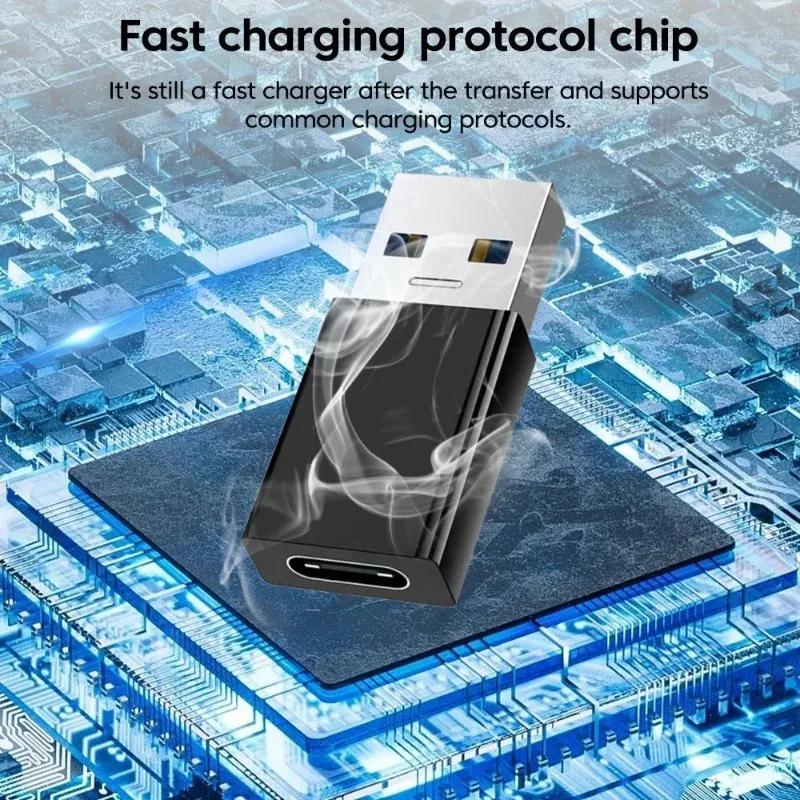 Адаптеры USB-C на USB-A (мама-папа) 5 Гбит/с, высокоскоростная передача данных, конвертеры для телефона, разъемы Type C на USB 3.0 для клавиатуры
