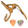 Guitar Capo Alloy Quick Tone Change Portable Instrument Accessory for Playing Performance Gold