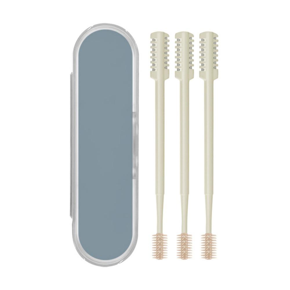 3Pcs/Set 360° Rotating Nose Hair Trimmer Double Head Hair Removal Tool Travel Essentials