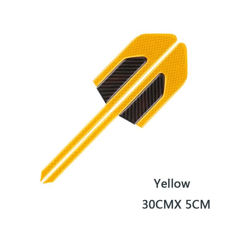 Предупреждающие наклейки для автомобиля, светоотражающая предупреждающая лента для безопасности, светоотражающие полосы для бампера автомобиля, безопасные наклейки на отражатель, наклейки