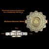Забавный двусторонний викинг пират ретро латунь EDC спиннер для пальцев металлический антистресс игрушка для пальцев подарок для взрослых