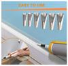 6 in 1 Silicone Caulking Tools 26 Pcs Caulking Finishing Tools,Silicone Caulk Nozzle Applicator, Sealant Finishing Tool