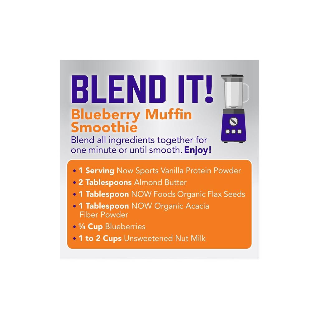 Now Foods Whey Protein Powder, Creamy Vanilla, 2 Lb (907 G)