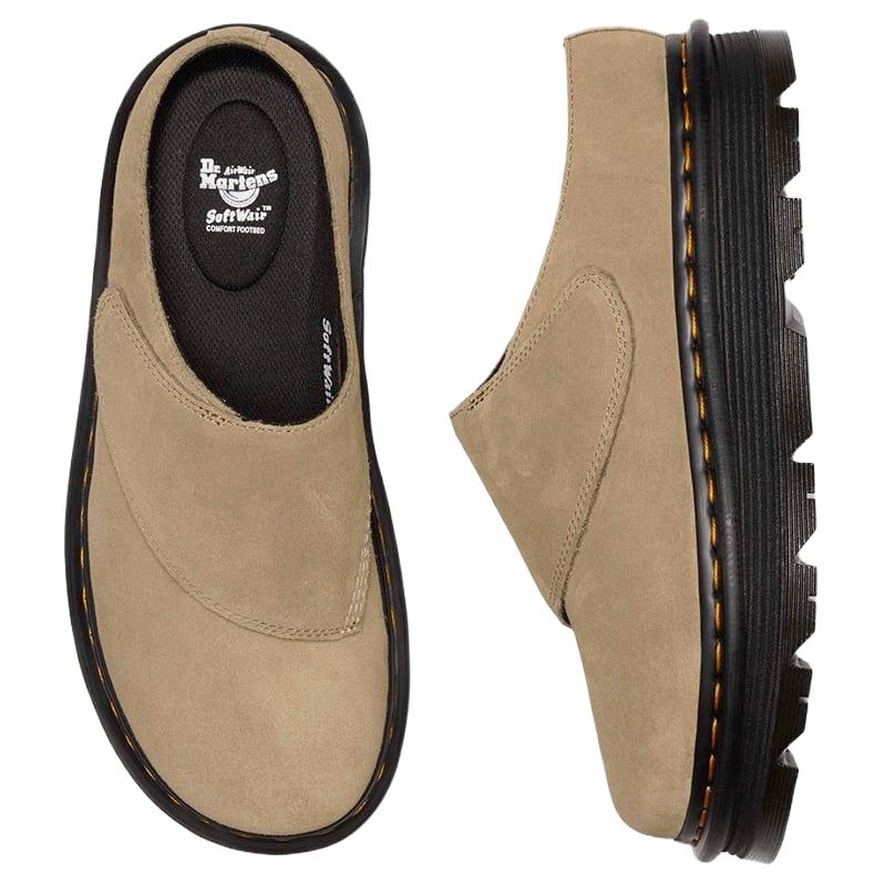 Dr. Martens Zebzag Anywair Слипоны Удобные Клоги против натирания Унисекс Клоги Бежевый 41730200