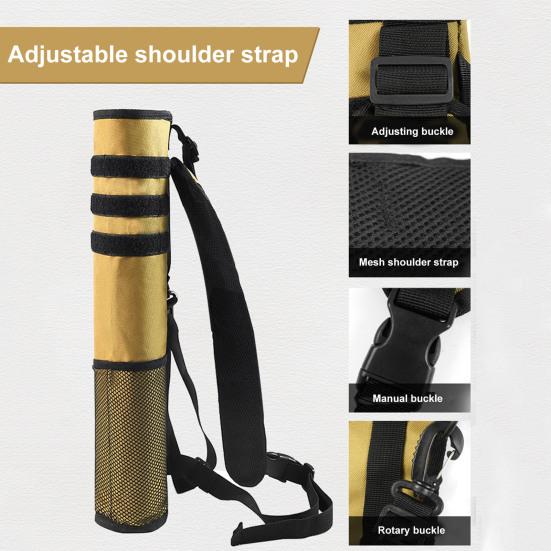 Колчан для стрельбы из лука, задняя часть бедра, двойного назначения, большая вместимость, регулируемый ремень, ткань Оксфорд, охотничий рекурсивный лук, сумка для хранения стрел, тренировочная сумка для стрельбы из лука