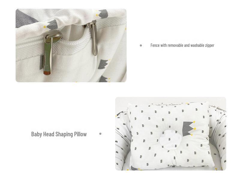 Складное трансграничное бионическое детское гнездышко-кроватка для новорожденных