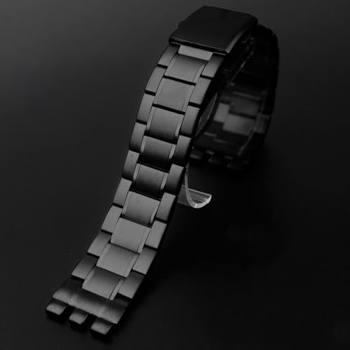 ZHUOLEI Сменный металлический ремешок из нержавеющей стали для часов Swatch 19 мм и 21 мм (Включает 3 шпильки, инструмент для снятия и коробку)