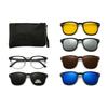 Polarized Sunglasses Men Women 5 In 1 Magnetic Clip On Glasses  Optical Prescription Eyeglass Frames Magnet Clips