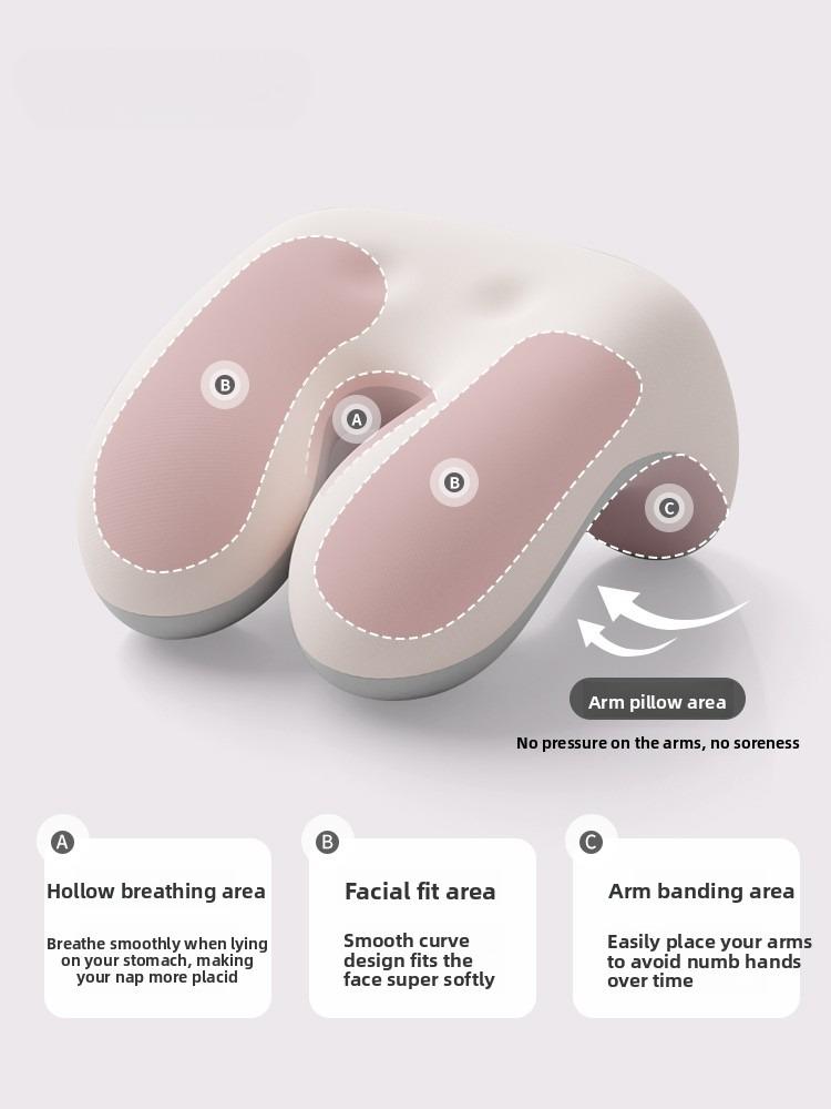 Memory Foam Office Chair Head Support Pillow for Computer Chairs Adjustable Headrest Nap Pillow for Sleeping Working Removable