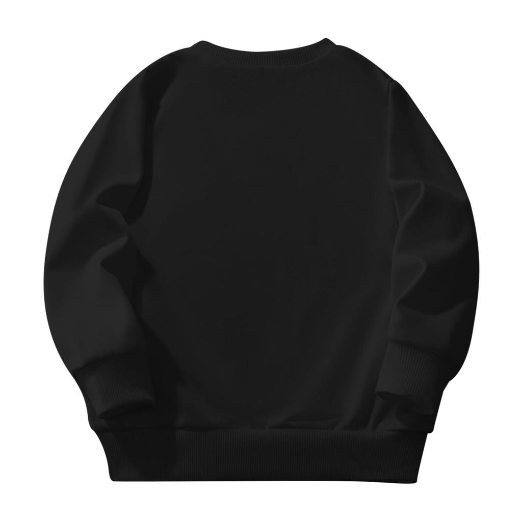 Свитшоты для малышей, девочек и мальчиков, свитер с круглым вырезом и длинными рукавами, хлопковый однотонный свитер, рубашки