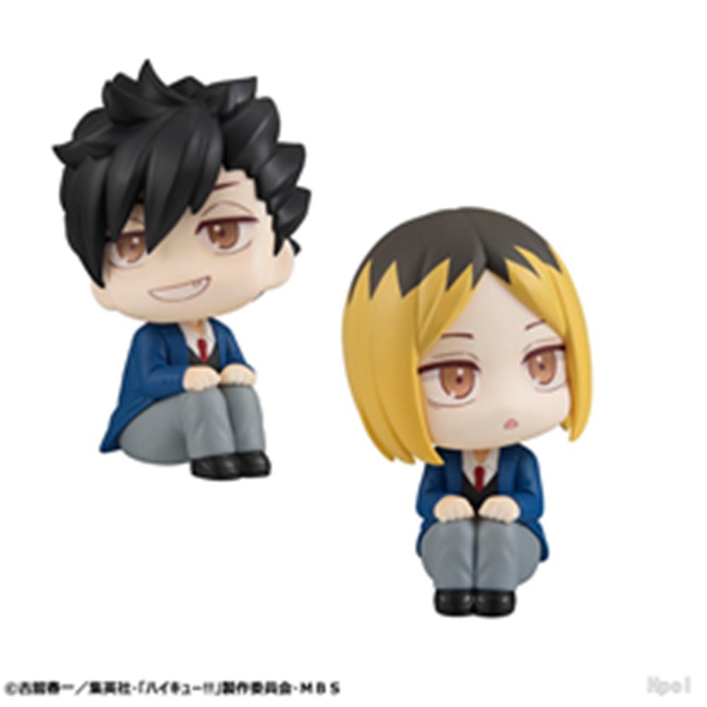10 см Аниме Фигурки Haikyuu Тэцуро Куроо Фигурки Взгляд Вверх Кодзумэ Кенма Игрушки Для Детей Фигурка Действия Модель Подарок На День Рождения