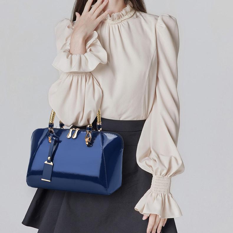 Женские сумки Сумки из лакированной кожи Модные сумки Женские сумки Сумки-мессенджеры большой вместимости на одно плечо