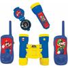 Lexibook - Kit d'aventurier Super Mario - Talkie-Walkies, jumelles, lampe torche et boussole